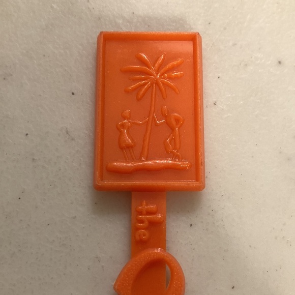 The Castaways Orange Vintage Swizel Sticks (2) Las Vegas, Nevada - Picture 2 of 5